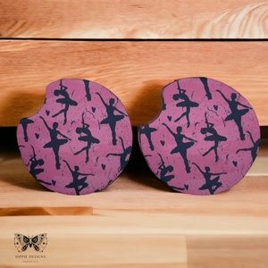 Ballerina Car Coaster 2 Pack